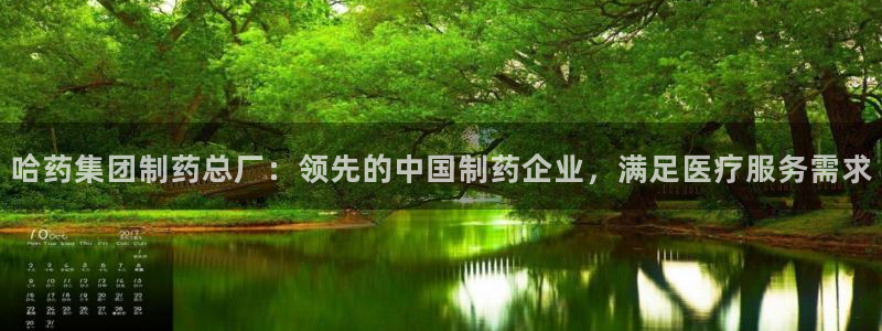 9游会老哥：哈药集团制药总厂：领先的中国制药企业，满足医疗服务需求