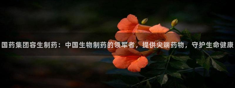 ag九游老哥俱乐部：国药集团容生制药：中国生物制药的领军者，提供尖端药物，守护生命健康