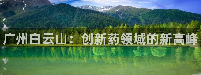 老哥吧九游会下架吗：广州白云山：创新药领域的新高峰