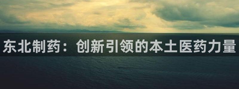 九游会老哥俱乐部社区论坛：东北制药：创新引领的本土医药力量
