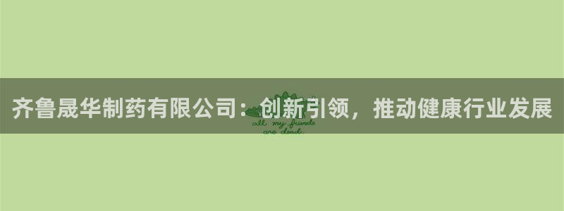 九游会老哥俱乐部官网首页论坛：齐鲁晟华制药有限公司：创新引领，推动健康行业发展