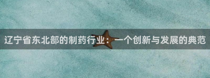 九游老哥俱乐部官网登录不了：辽宁省东北部的制药行业：一个创新