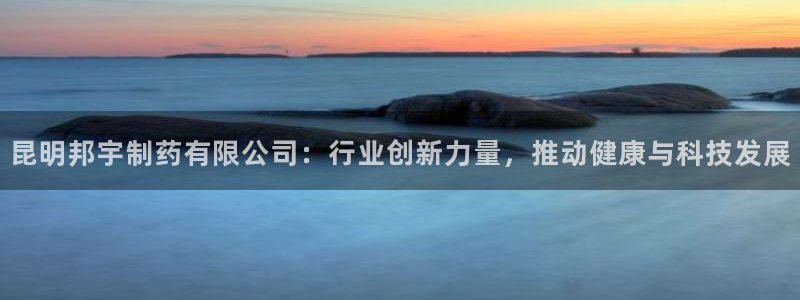 九游老哥俱乐部官网登录网址：昆明邦宇制药有限公司：行业创新力量，推动健康与科技发展