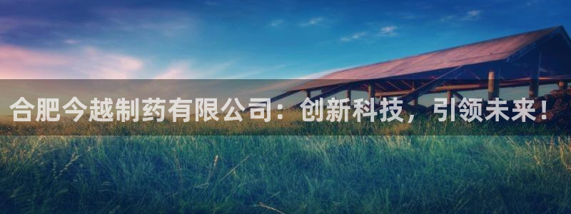九游会老哥：合肥今越制药有限公司：创新科技，引领未来！